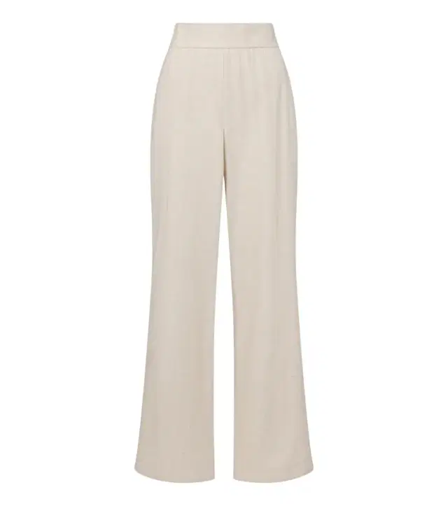 Eleventy Wool and cashmere wide-leg pants