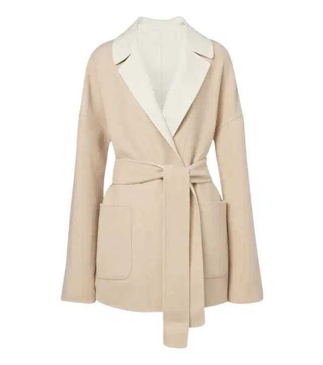 Eleventy Reversible wool wrap coat