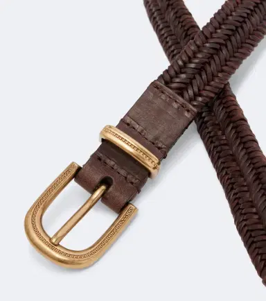 Brunello Cucinelli Woven leather belt | Thumbnail 2