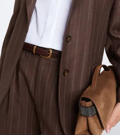 Brunello Cucinelli Woven leather belt | Thumbnail 3