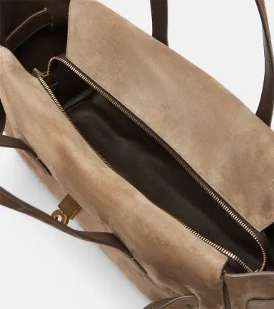 Brunello Cucinelli Medium suede shoulder bag | Thumbnail 2