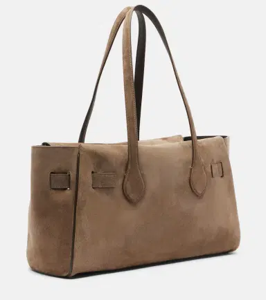 Brunello Cucinelli Medium suede shoulder bag | Thumbnail 3
