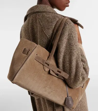 Brunello Cucinelli Medium suede shoulder bag | Thumbnail 4
