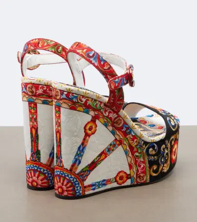 Dolce & Gabbana Carretto platform sandals | Thumbnail 3