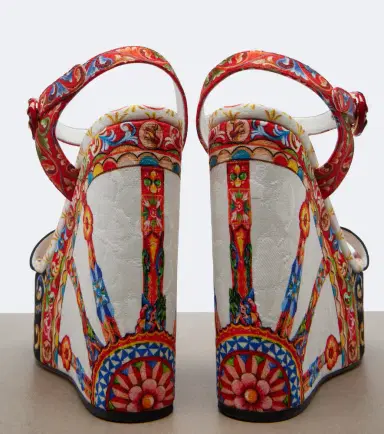 Dolce & Gabbana Carretto platform sandals | Thumbnail 4