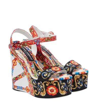 Dolce & Gabbana Carretto platform sandals | Thumbnail 1