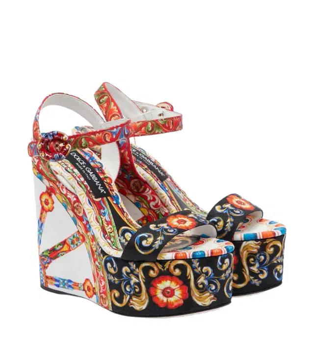 Dolce & Gabbana Carretto platform sandals