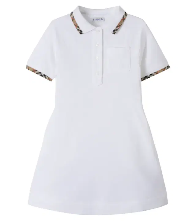Burberry Kids Burberry Check cotton polo dress