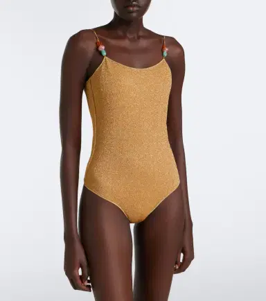 Oséree Oséree Lumière beaded swimsuit | Thumbnail 5