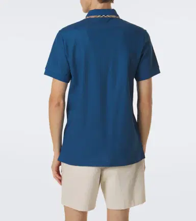 Burberry Check cotton piqué polo shirt | Thumbnail 3 Burberry Check cotton piqué polo shirt | Thumbnail 3
