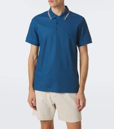 Burberry Check cotton piqué polo shirt | Thumbnail 5 Burberry Check cotton piqué polo shirt | Thumbnail 5