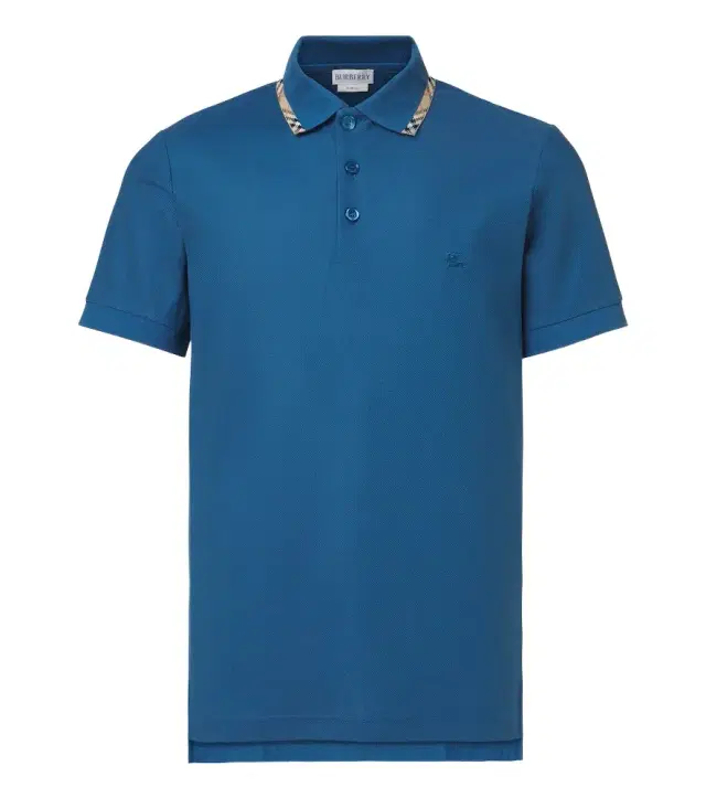Burberry Check cotton piqué polo shirt