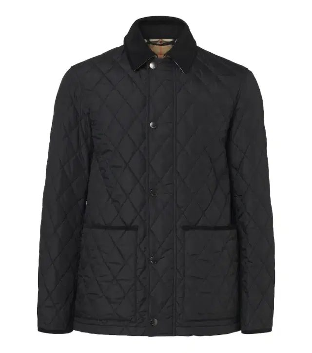 Burberry Haddington quilted corduroy-trimmed jacket