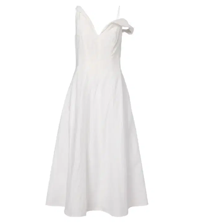 Rohe Róhe Off-shoulder cotton-blend midi dress