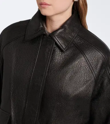 RÓHE Róhe Leather blouson jacket | Thumbnail 4 RÓHE Róhe Leather blouson jacket | Thumbnail 4