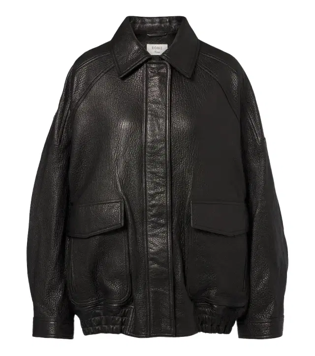 Rohe Róhe Leather blouson jacket