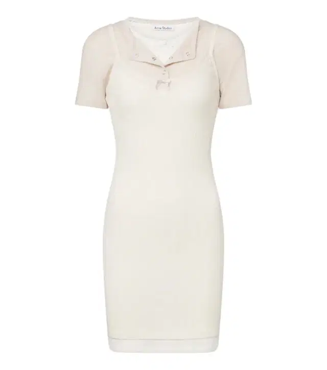 Acne Studios Layered knitted minidress