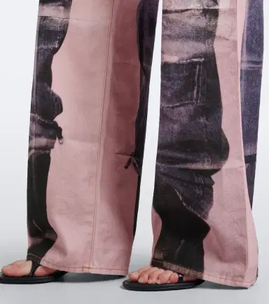 Acne Studios 1981 trompe l'ail wide-leg jeans | Thumbnail 2