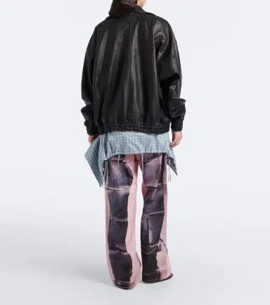 Acne Studios 1981 trompe l'ail wide-leg jeans | Thumbnail 3
