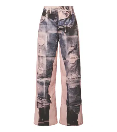Acne Studios 1981 trompe l'ail wide-leg jeans | Thumbnail 1