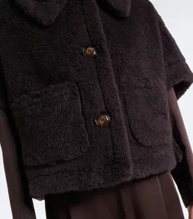 Max Mara Wool and silk teddy jacket | Thumbnail 5
