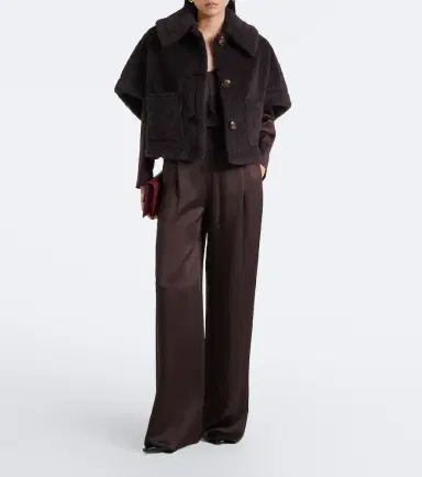 Max Mara Wool and silk teddy jacket | Thumbnail 6