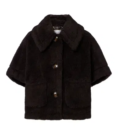 Max Mara Wool and silk teddy jacket | Thumbnail 1