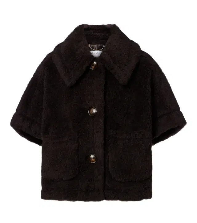 Max Mara Wool and silk teddy jacket