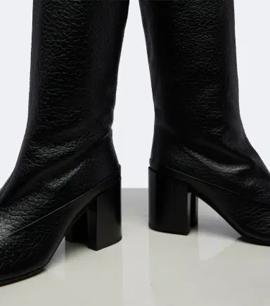 Dries Van Noten Leather knee-high boots | Thumbnail 3