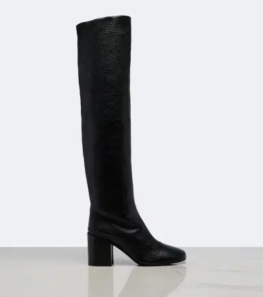 Dries Van Noten Leather knee-high boots | Thumbnail 4