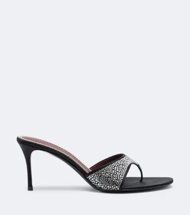 Magda Butrym Embellished satin thong sandals | Thumbnail 4