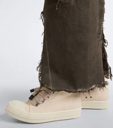 Rick Owens DRKSHDW Jumbolace denim sneakers | Thumbnail 6
