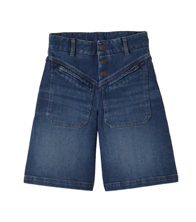 CHLOÉ KIDS Chloé Kids Denim Bermuda shorts