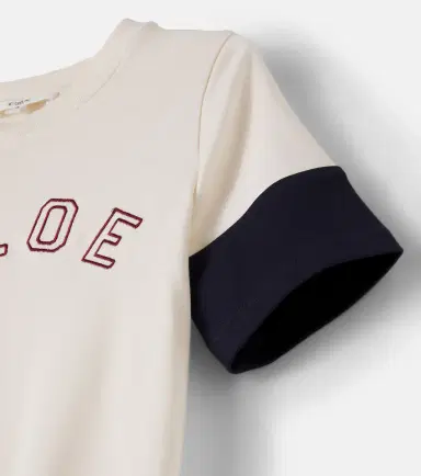 CHLOÉ KIDS Chloé Kids Logo cotton jersey T-shirt | Thumbnail 2