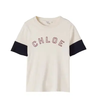 CHLOÉ KIDS Chloé Kids Logo cotton jersey T-shirt | Thumbnail 1