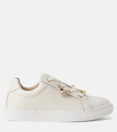 CHLOÉ KIDS Chloé Kids Embellished leather sneakers | Thumbnail 6