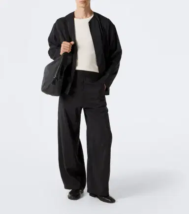 Lemaire Ribbed-knit cotton T-shirt | Thumbnail 3