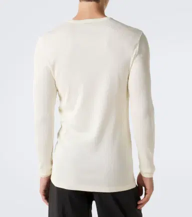 Lemaire Ribbed-knit cotton T-shirt | Thumbnail 5