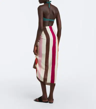 Eres Modernity cotton and silk beach cover-up | Thumbnail 3 Eres Modernity cotton and silk beach cover-up | Thumbnail 3