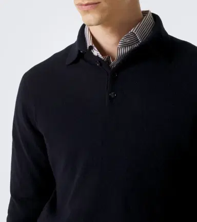 Allude Cashmere polo sweater | Thumbnail 5