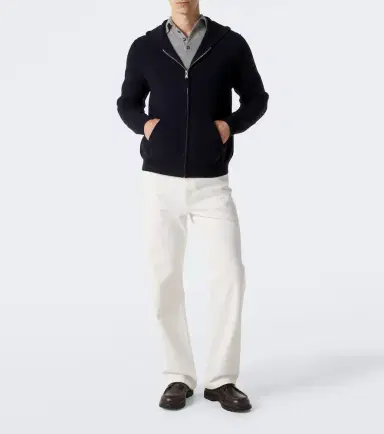 Allude Hooded wool and cashmere jacket | Thumbnail 4 Allude Hooded wool and cashmere jacket | Thumbnail 4