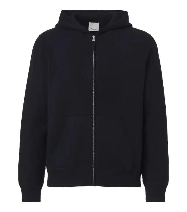 Hooded wool and cashmere jacket