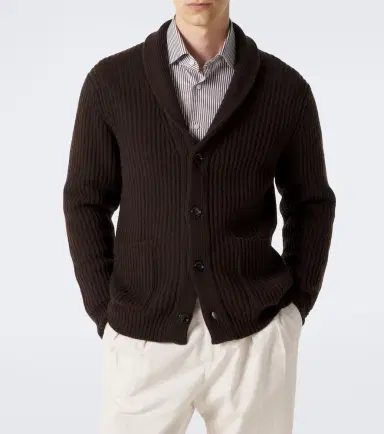 Allude Ribbed-knit wool and cashmere cardigan | Thumbnail 2 Allude Ribbed-knit wool and cashmere cardigan | Thumbnail 2