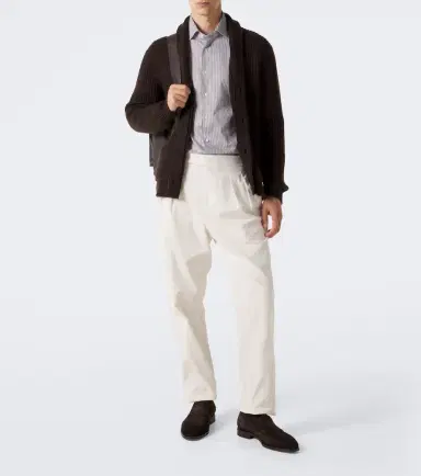 Allude Ribbed-knit wool and cashmere cardigan | Thumbnail 3 Allude Ribbed-knit wool and cashmere cardigan | Thumbnail 3