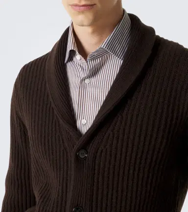 Allude Ribbed-knit wool and cashmere cardigan | Thumbnail 5 Allude Ribbed-knit wool and cashmere cardigan | Thumbnail 5