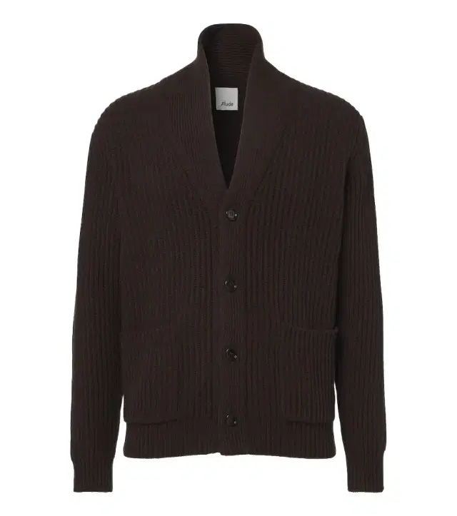 Allude Ribbed-knit wool and cashmere cardigan