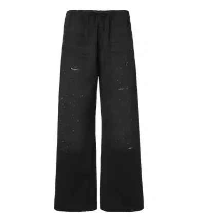 Acne Studios Cotton twill wide-leg pants | Thumbnail 1