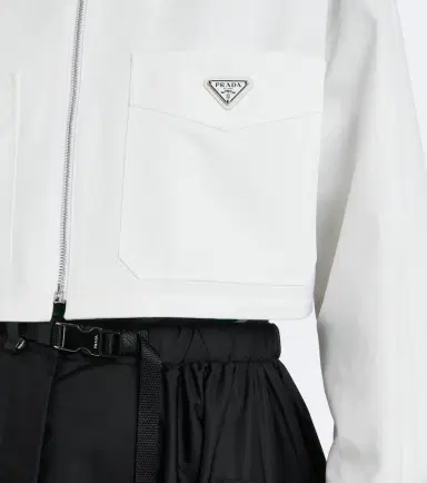 Prada Cropped denim jacket | Thumbnail 7 Prada Cropped denim jacket | Thumbnail 7