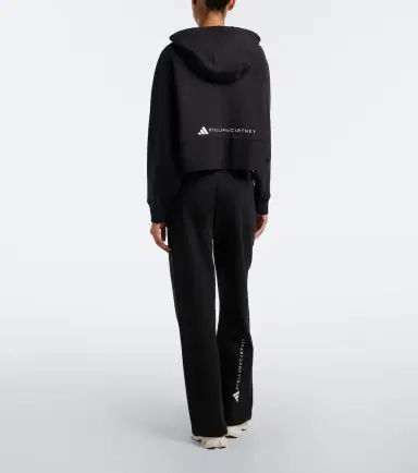 adidas by Stella McCartney Logo cotton wide-leg sweatpants | Thumbnail 2 adidas by Stella McCartney Logo cotton wide-leg sweatpants | Thumbnail 2