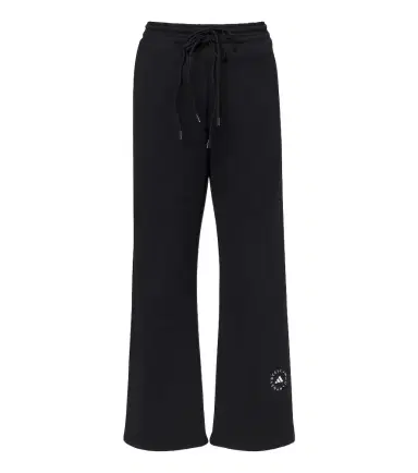 adidas by Stella McCartney Logo cotton wide-leg sweatpants | Thumbnail 1 adidas by Stella McCartney Logo cotton wide-leg sweatpants | Thumbnail 1